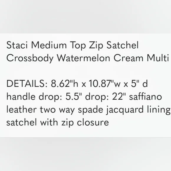 Kate Spade (2) Satchel & Wristlet In Watermelon, Both NWT; BEAUTIFUL! - Picture 7 of 13